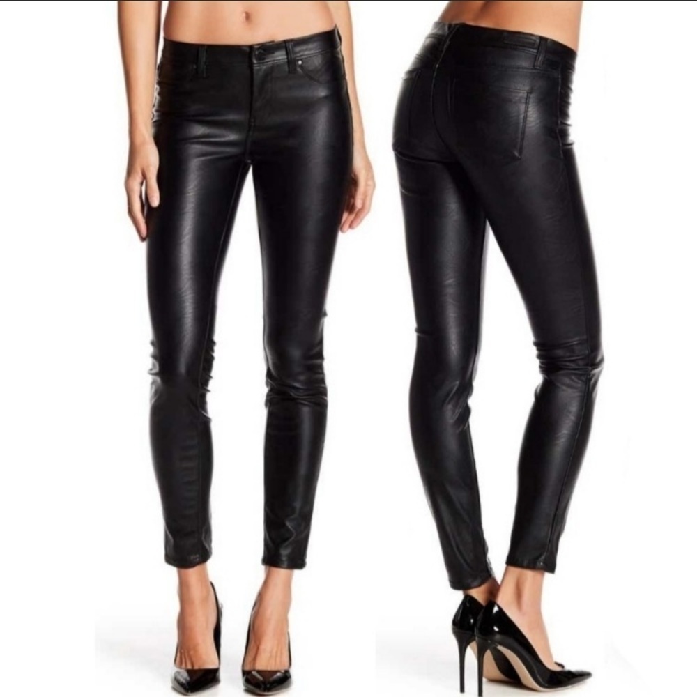 BlankNYC Black coated Skinny Pants 30